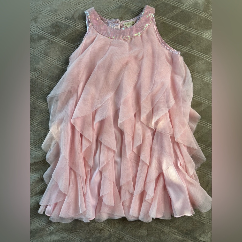 Pink Layered Sleeveless Dress